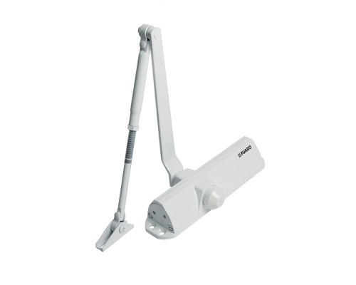 Доводчик Fuaro (Фуаро) дверной DC20-4/TS-68 ФОП WH до 85 кг (белый)