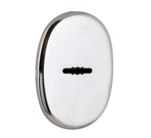 Накладка Fuaro (Фуаро) на сувальдный замок ESC.S-auto.ECO/OV.477 (ESC 477 eco) с авт. шторками CP хром 