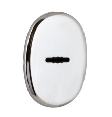 Накладка Fuaro (Фуаро) на сувальдный замок ESC.S-auto.ECO/OV.477 (ESC 477 eco) с авт. шторками CP хром 