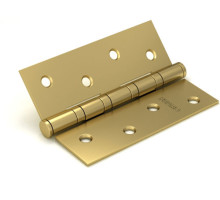 Петля Fuaro (Фуаро) универсальная IN5400U-BL SB (4BB/BL 125x75x2,5) мат. золото БЛИСТЕР 