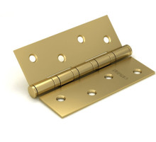 Петля Fuaro (Фуаро) универсальная IN5400U-BL SB (4BB/BL 125x75x2,5) мат. золото БЛИСТЕР 