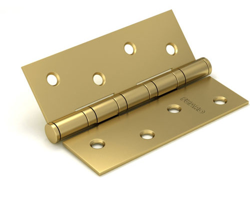 Петля Fuaro (Фуаро) универсальная IN5400U-BL SB (4BB/BL 125x75x2,5) мат. золото БЛИСТЕР