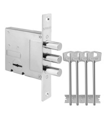 Замок Fuaro (Фуаро) врезной сувальдный MDV812/S-60.00.3R14 4key 