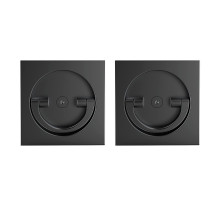 Ручка поворотная Armadillo (Армадилло) для раздвижных дверей SH.QUADRO55.BK8x2 BL-26 черный 