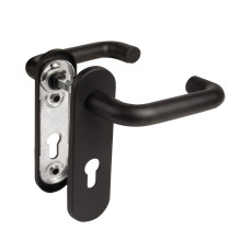 Ручка Fuaro (Фуаро) дверная FP.DH172.0433 NE (B2B) (8x120) с пружиной BL-24 черный 