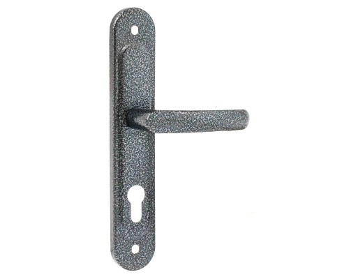 Ручка дверная Zenit (Зенит) на планке РФ1-68.02 серебро