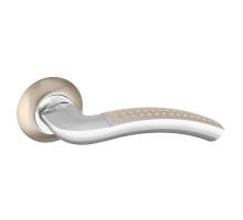 Ручка Punto (Пунто) раздельная R.TL54.LOGICA (LOGICA TL) 105mm SN/CP-3 матовый никель/хром 