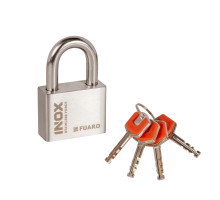 Замок Fuaro (Фуаро) навесной PL-INOX FORCE IF-50 4 key (дисковый ключ) 