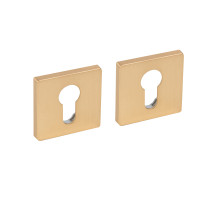 Накладка Fuaro (Фуаро) на цилиндр ET.K.ZL52 SSG-39 сатинированное золото 