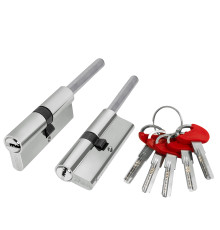 Цилиндровый Fuaro (Фуаро) механизм D-PRO5007 Tang 75 w/k (40+10+25) CP хром 5Key без верт. 