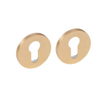 Накладка Fuaro (Фуаро) на цилиндр ET.R.ZLR52 SSG-39 сатинированное золото 