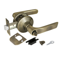 Ручка Punto (Пунто) защелка DK624 AB-BK (6024 AB-B) (фик.) бронза 