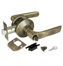 Ручка Punto (Пунто) защелка DK624 AB-BK (6024 AB-B) (фик.) бронза 