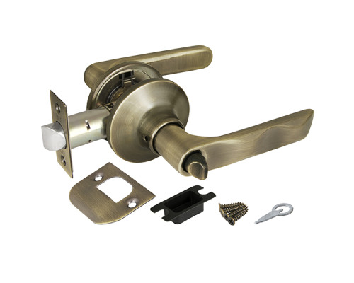 Ручка Punto (Пунто) защелка DK624 AB-BK (6024 AB-B) (фик.) бронза