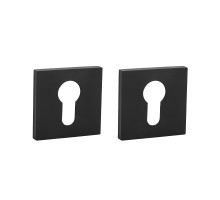 Накладка Ajax (Аякс) под цилиндр ET.K.JS51 (ET JS) BL-24 черный 