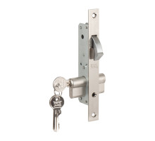 Замок Kale kilit (Кале килит) врезной цилиндровый узкопрофильный 201 (20 mm) (никель), 3 кл. 