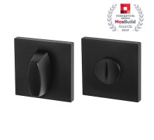 Ручка Armadillo (Армадилло) поворотная BK6.K.USS52 (WC-BOLT BK6 USS) BL-26 черный 