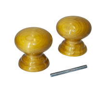 Ручка-кнопка veles (ВЕЛЕС) Лимон 