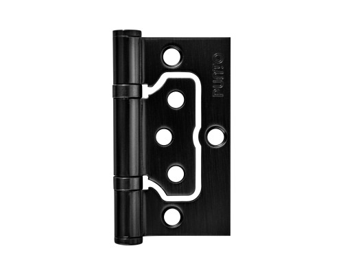 Петля Punto (Пунто) универсальная без врезки IN3200W-HD BL (200-2B/HD 75x2,5) черный