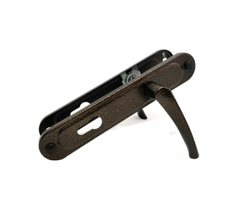 Ручка дверная Absolyute (Абсолют) на планке РФ1-85/07А (медь антик)