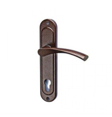 Ручки Elbor (Эльбор) фалевые 4.325.КАПЛЯ.МА, под цил. механизм, медный антик, 85 мм (для 1.03.25, 1.01.27) 