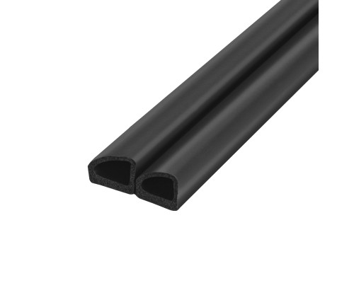 Уплотнитель Fuaro (Фуаро) самоклеящийся ADH/D-14,5x13,5mm (031), BLACK черный 100 m