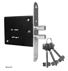 Замок Omega (Омега) врезной сувальдный ЗВ8-4 2Р, 3 кл. 