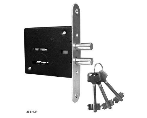 Замок Omega (Омега) врезной сувальдный ЗВ8-4 2Р, 3 кл.