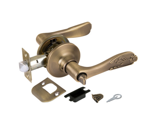 Ручка Punto (Пунто) защелка DK633 MAB-BK (6033 MAB-B) (фик.) мат.бронза