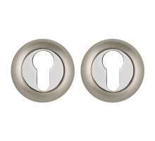 Накладка Punto (Пунто) под цилиндр ET.R.TL54 (ET TL) SN/CP-3 матовый никель/хром 