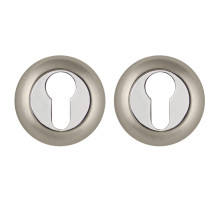 Накладка Punto (Пунто) под цилиндр ET.R.TL54 (ET TL) SN/CP-3 матовый никель/хром 