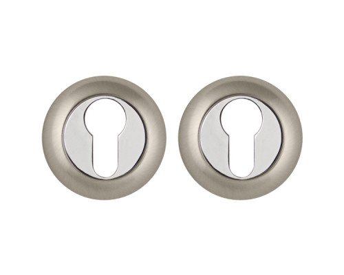 Накладка Punto (Пунто) под цилиндр ET.R.TL54 (ET TL) SN/CP-3 матовый никель/хром