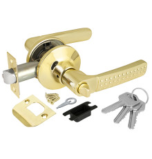 Ручка Punto (Пунто) защелка DK626 PB-ET (6026 PB-E) (кл./фик.) золото 