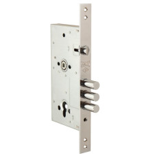 Корпус Kale kilit (Кале килит) врезного цилиндрового замка с защёлкой 252/R w/b (тех. комплектация) 