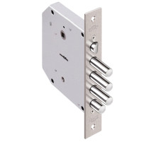 Замок Elbor (Эльбор) врезной сувальдный с задвижкой и защёлкой Базальт 1.05.41, 5 кл. /02646/ 