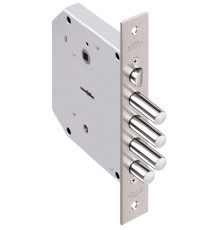 Замок Elbor (Эльбор) врезной сувальдный с задвижкой и защёлкой Базальт 1.05.41, 5 кл. /02646/ 