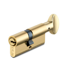 Цилиндровый механизм Kale kilit (Кале килит) с вертушкой 164 BM/100 (45+10+45) mm латунь 5 кл. 