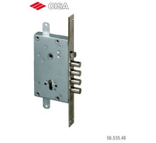 Корпус Cisa (Чиза) врезного замка с защёлкой REVOLUTION PRO 56.535.48 (тех. упаковка) 