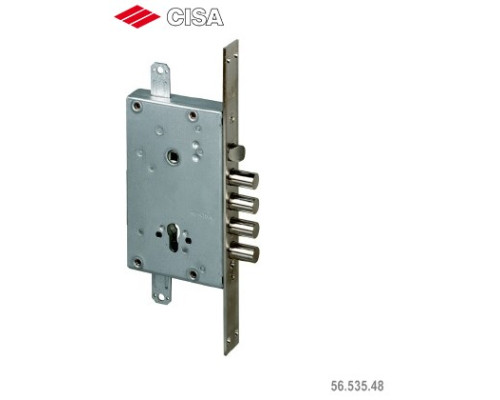 Корпус Cisa (Чиза) врезного замка с защёлкой REVOLUTION PRO 56.535.48 (тех. упаковка)