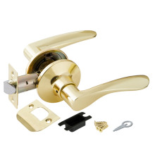 Ручка Punto (Пунто) защелка DK620 PB-PS (6020 PB-P) (без фик.) золото 