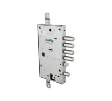 Замок Mottura (Моттура) врезной двухсистемный 54.797-S (левый) (без накладок), ключ 60 мм 