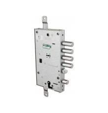 Замок Mottura (Моттура) врезной двухсистемный 54.797-S (левый) (без накладок), ключ 60 мм 