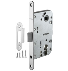 Корпус Fuaro (Фуаро) врезного замка c защёлкой PLASTP85C-50 (P85C-50) CP хром 