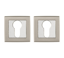 Накладка Punto (Пунто) под цилиндр ET.K.QL52 (ET QL) SN/CP-3 матовый никель/хром 