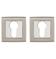 Накладка Punto (Пунто) под цилиндр ET.K.QL52 (ET QL) SN/CP-3 матовый никель/хром 