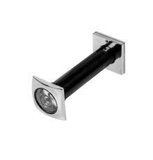 Глазок Ajax (Аякс) дверной, оптика пластик DVK-4/70-130 CP хром 