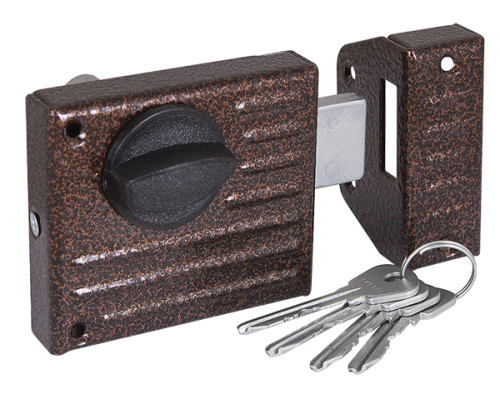 Замок Zenit (Зенит) накладной ЗН1-2.1 медь