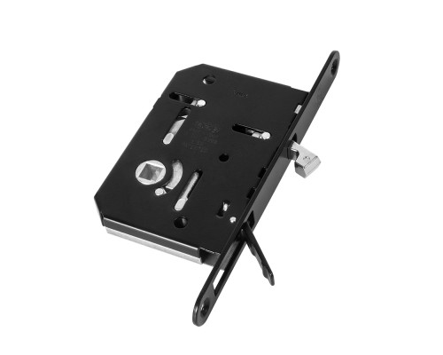 B08981.50.93 AGB (АГБ) Защелка врезная WC для раздвижных дверей (черный) SCIVOLA TRE