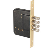 Замок Fuaro (Фуаро) врезной крестообразный X200-4MF/PB (200-4MF/PB) латунь 5key 