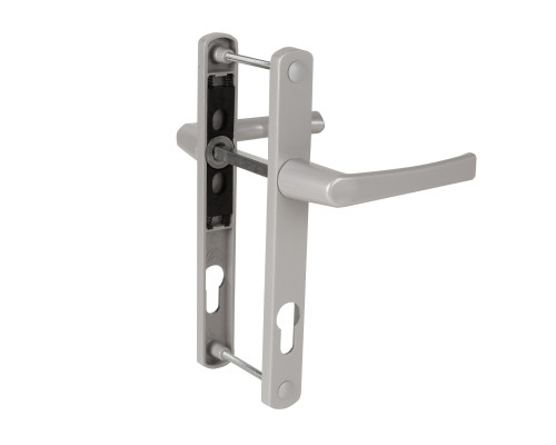 Ручка Punto (Пунто) на планке HANDLE.85.25.67-75 RAL 9006 серый